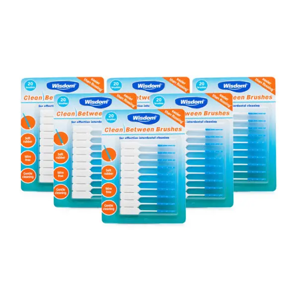 Wisdom Clean Between Brushes - 6 Pack