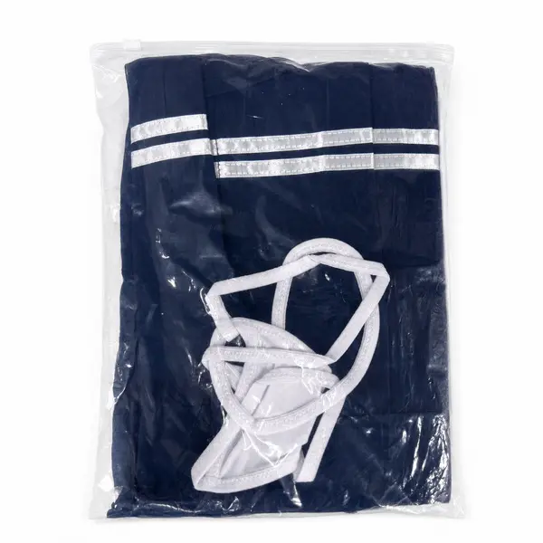 Women's Navy Sailor-Style Crop Top & Pleated Mini Skirt Costume β One Size