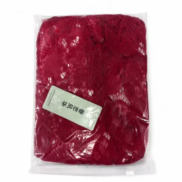 Women's Red Floral Lace Plunge Mini Dress – One Size