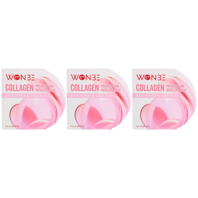 WONBE - Collagen Premium Firm Modeling Mask 24g. (Pack of 3)