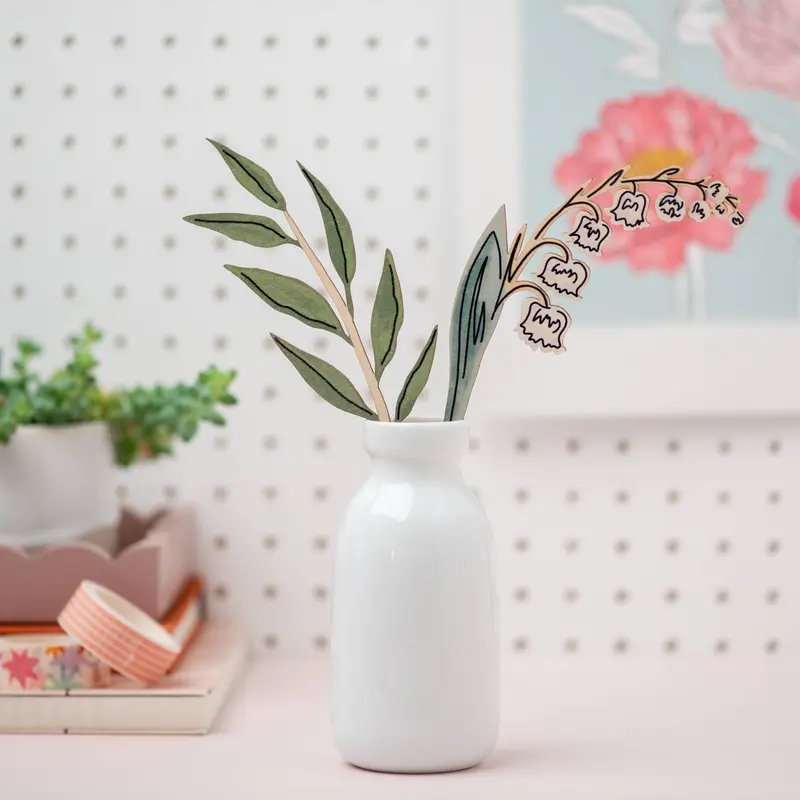 Wooden Birth Flowers - Sustainable Birthday Gift - UK Made