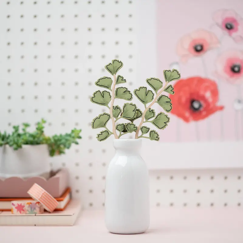 Wooden Leaf Stem - Fan Fern