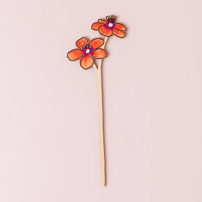 Wooden Wildflowers