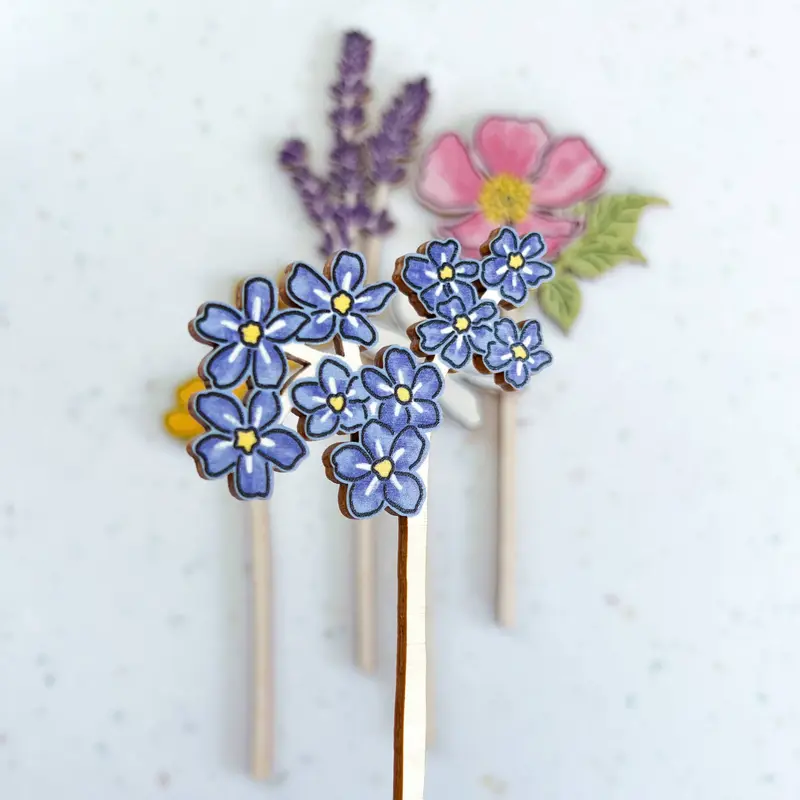 Wooden Wildflowers