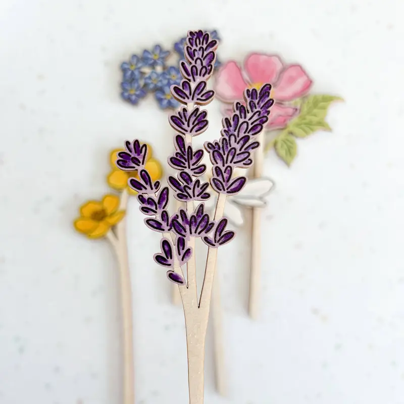 Wooden Wildflowers