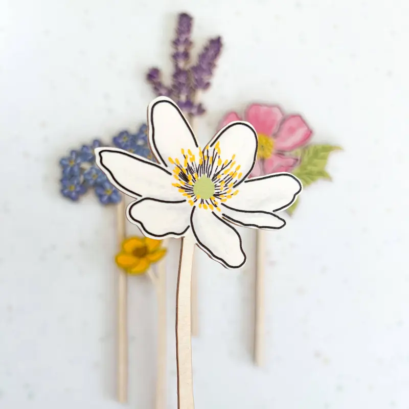 Wooden Wildflowers