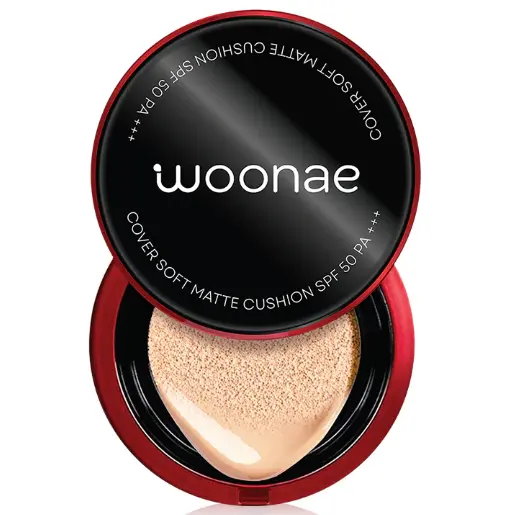 Woonae - 02 Warm Ivory, Cover Soft Matte Cushion SPF 50 PA+++ 10g.