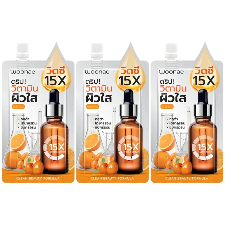 Woonae - Vit C Serum 50g. (Pack of 3)