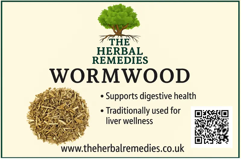 Wormwood Herb Powder (Artemisia absinthium) | Digestive Bitters & Cleansing Support