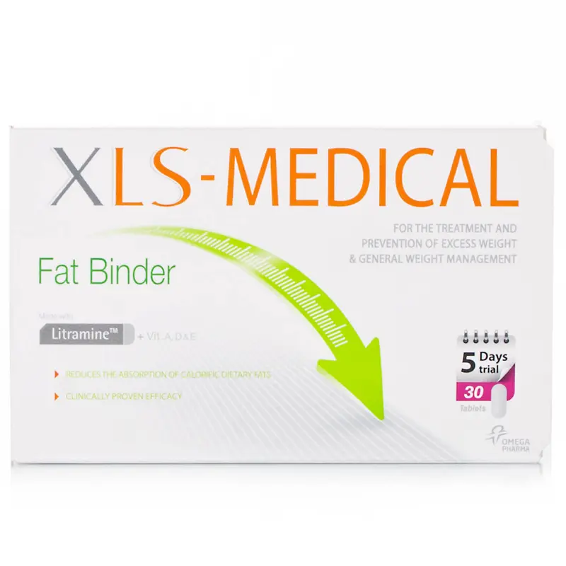 XLS-Medical Fat Binder (30 Tablets) 5 day supply
