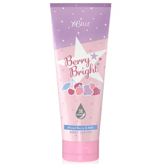 Yobelle - Berry Bright Mixed Berry & Milk Body Lotion 200ml.