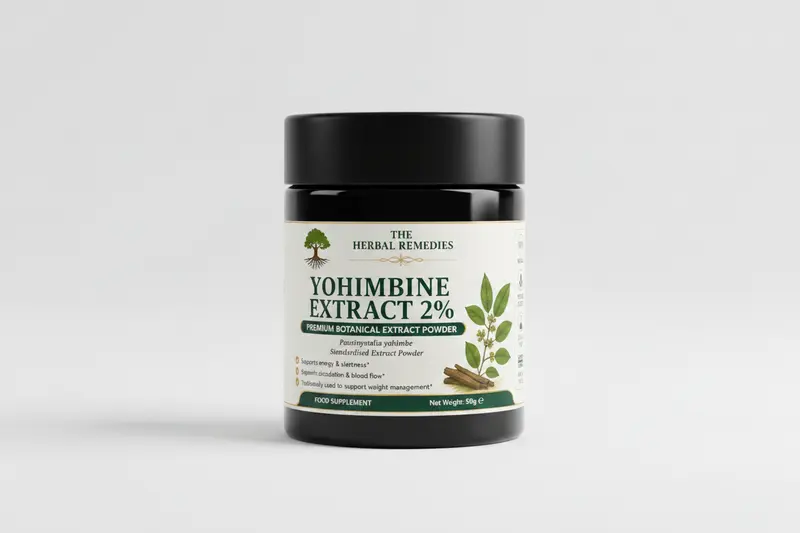 Yohimbine Extract 2% (Pausinystalia Yohimbe) Premium Botanical Extract Powder