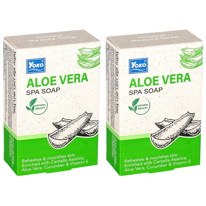 Yoko - Aloe Vera Spa Soap 90g. (Pack of 2)