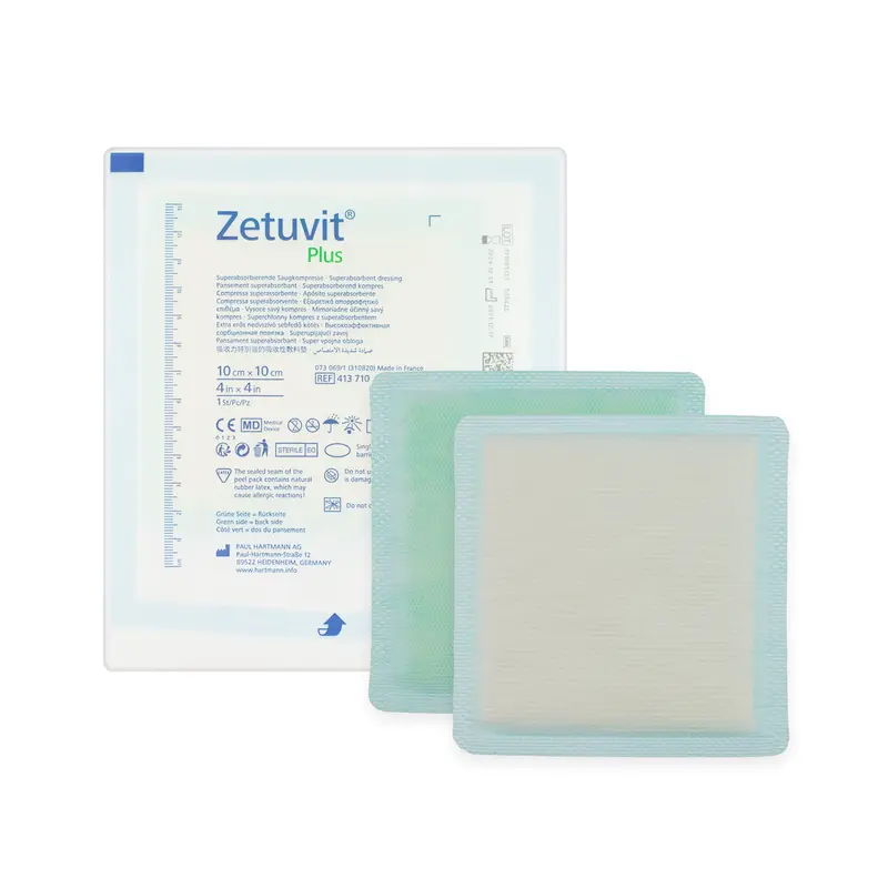 Zetuvit Plus - Non-Adhesive Superabsorbent Dressing Pad (Multiple Sizes) (x1 or 10)