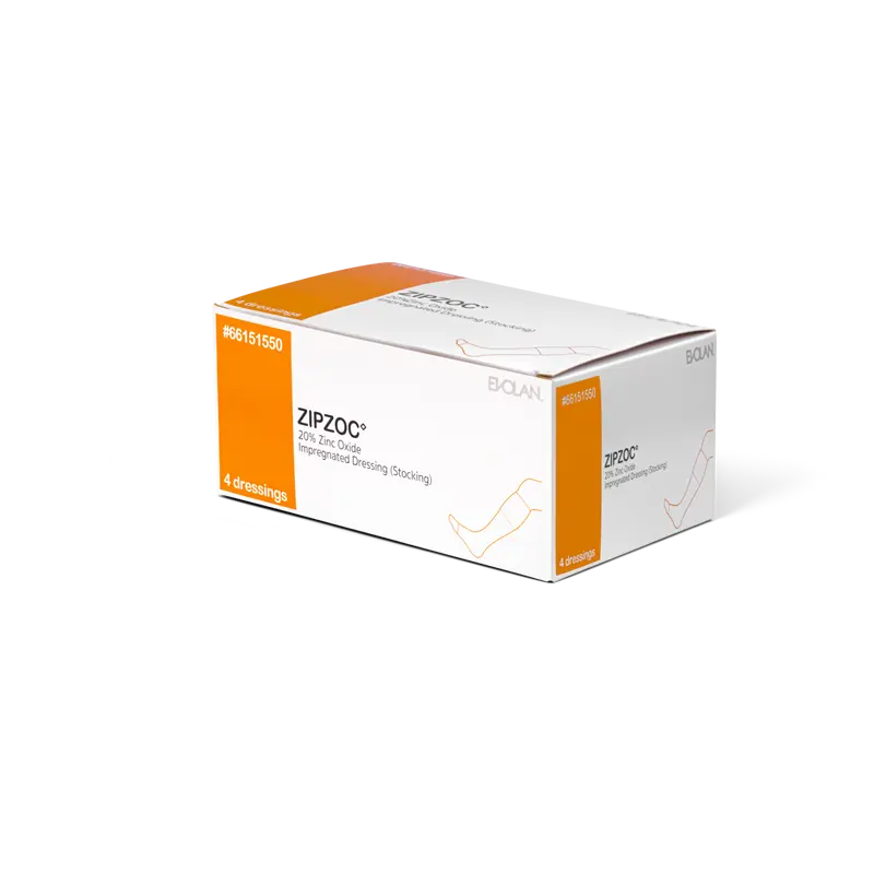 Zipzoc 20% Zinc Oxide Dressing 4 Dressings