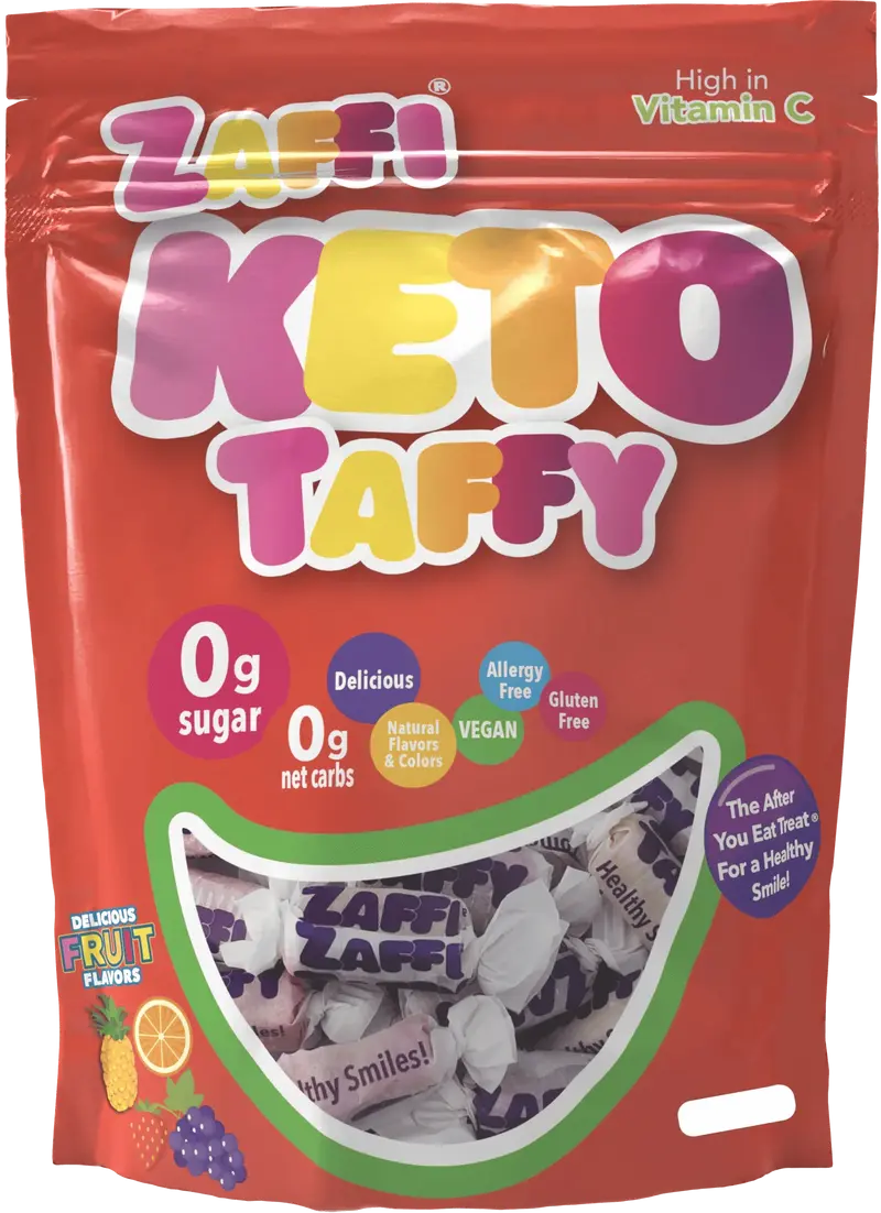 ZOLLI KETO Taffy Assorted Fruit 3oz