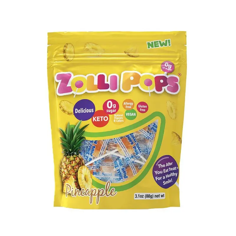 Zollipops® Sugar Free Lollipops Pineapple 3.1oz