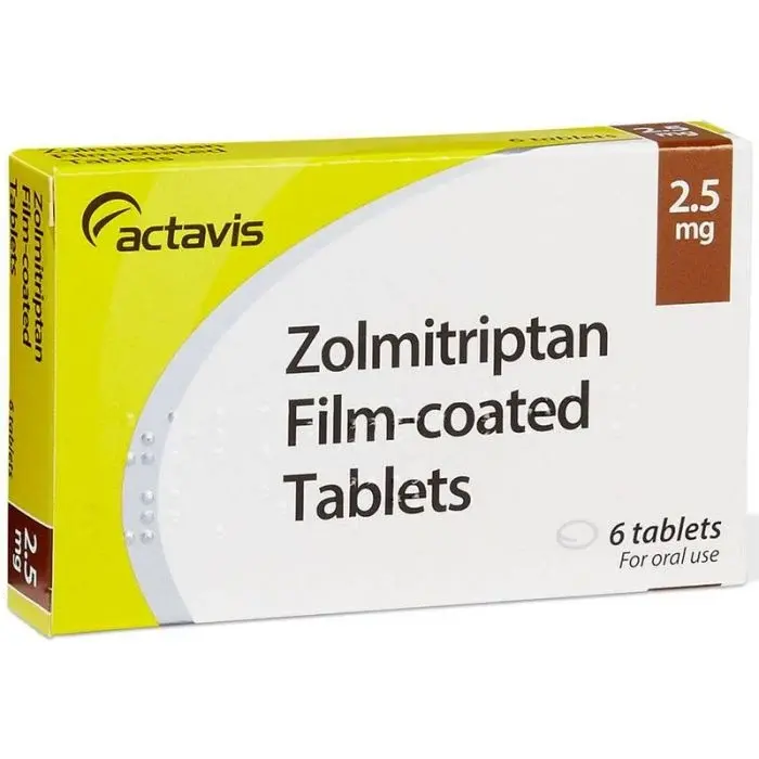 Zolmitriptan 2.5mg tablets (6 tabs)