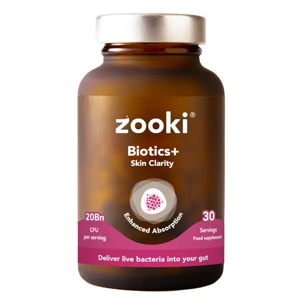 Zooki Biotics+ Skin Clarity 30 Capsules