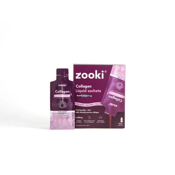 Zooki Super Strength Marine Collagen 11,000mg Blackcurrant 30 Sachets
