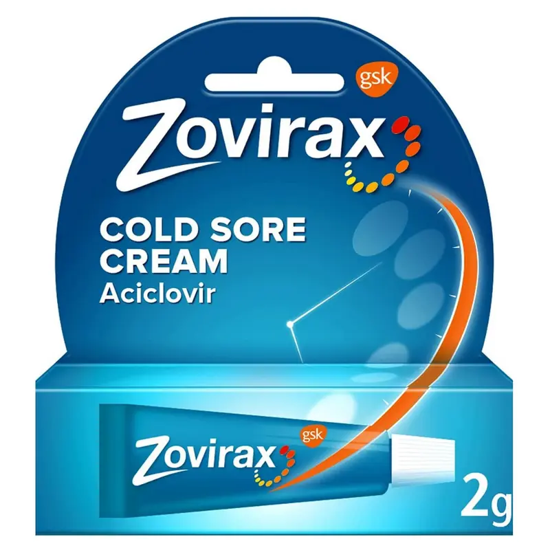 Zovirax Cold Sore Cream - 2g Tube (A)