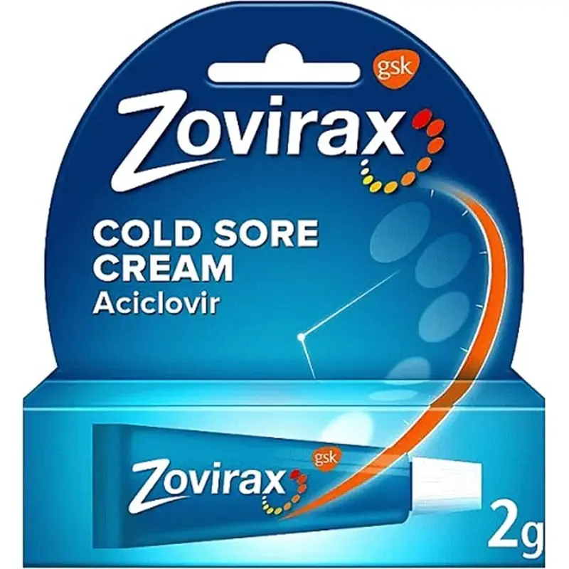 Zovirax Cold Sore Cream Tube 2g